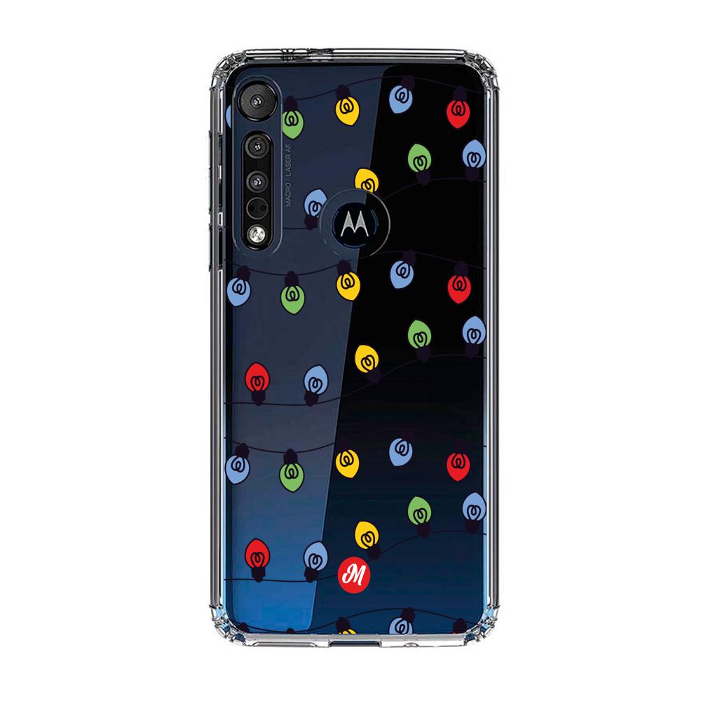 Cases para Motorola G8 play LUCES DE NAVIDAD - Mandala Cases