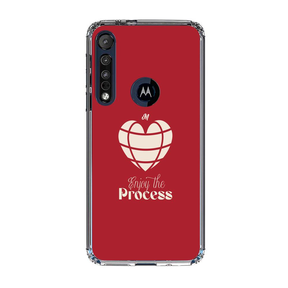 Cases para Motorola G8 play ENJOY THE PROCESS - Mandala Cases