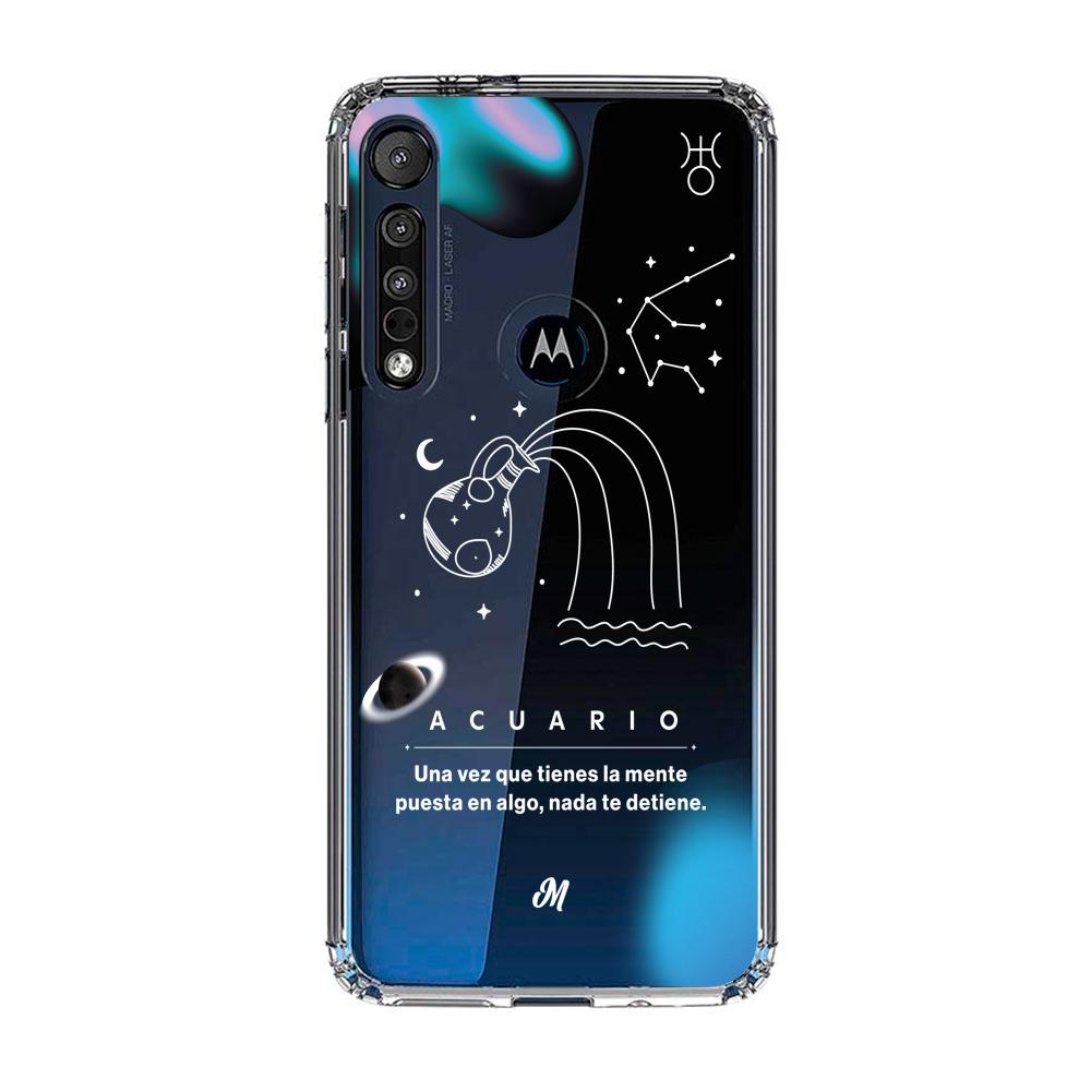 Cases para Motorola G8 play ACUARIO 24 TRANSPARENTE - Mandala Cases