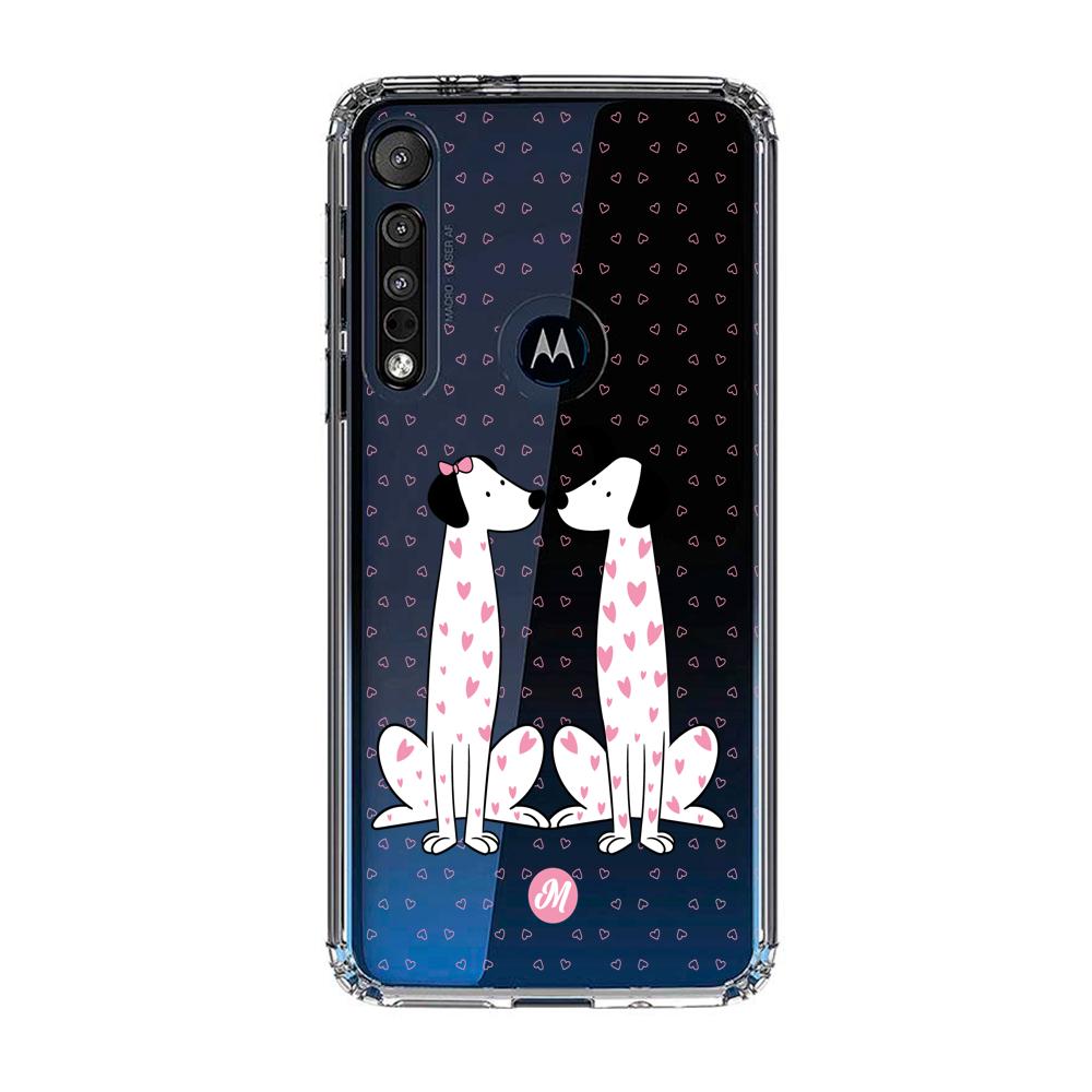 Cases para Motorola G8 play Dalmata love - Mandala Cases