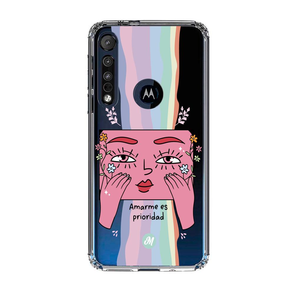 Cases para Motorola G8 play Amarme es prioridad - Mandala Cases