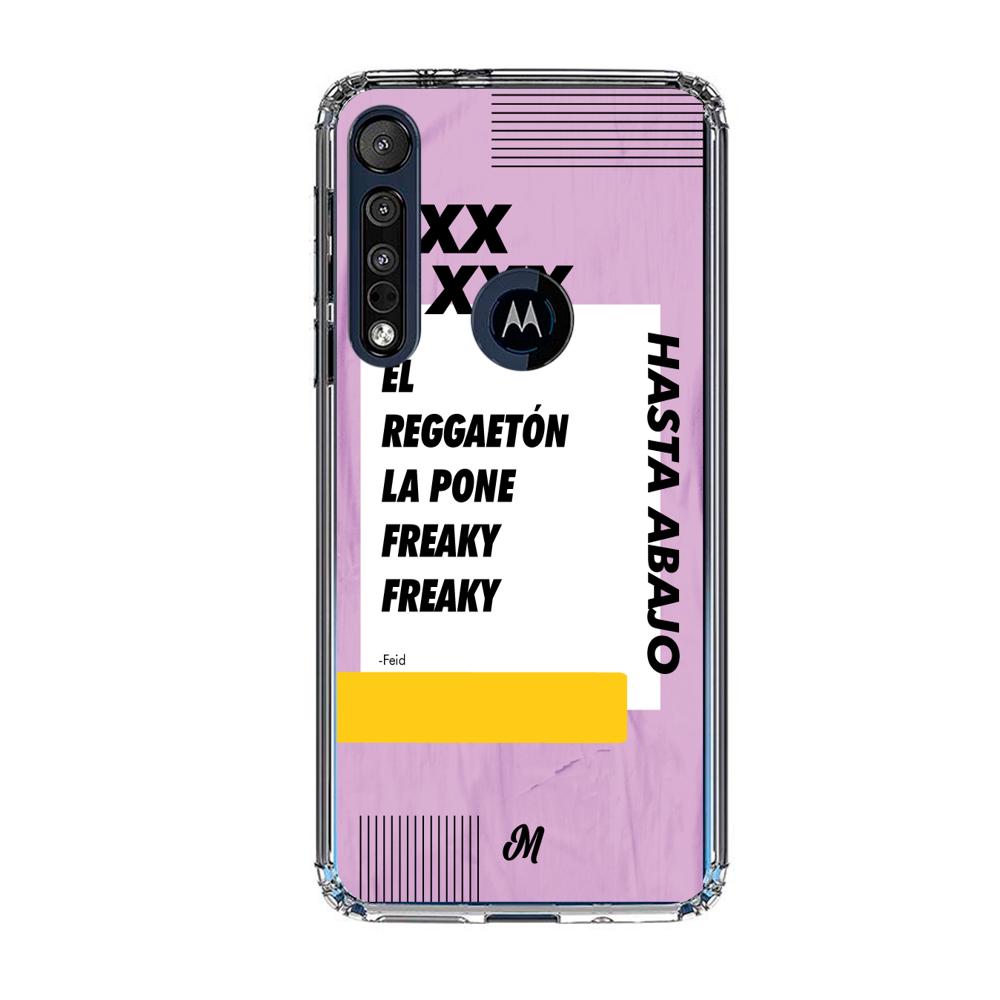 Case para Motorola G8 plus Freaky freaky morado - Mandala Cases