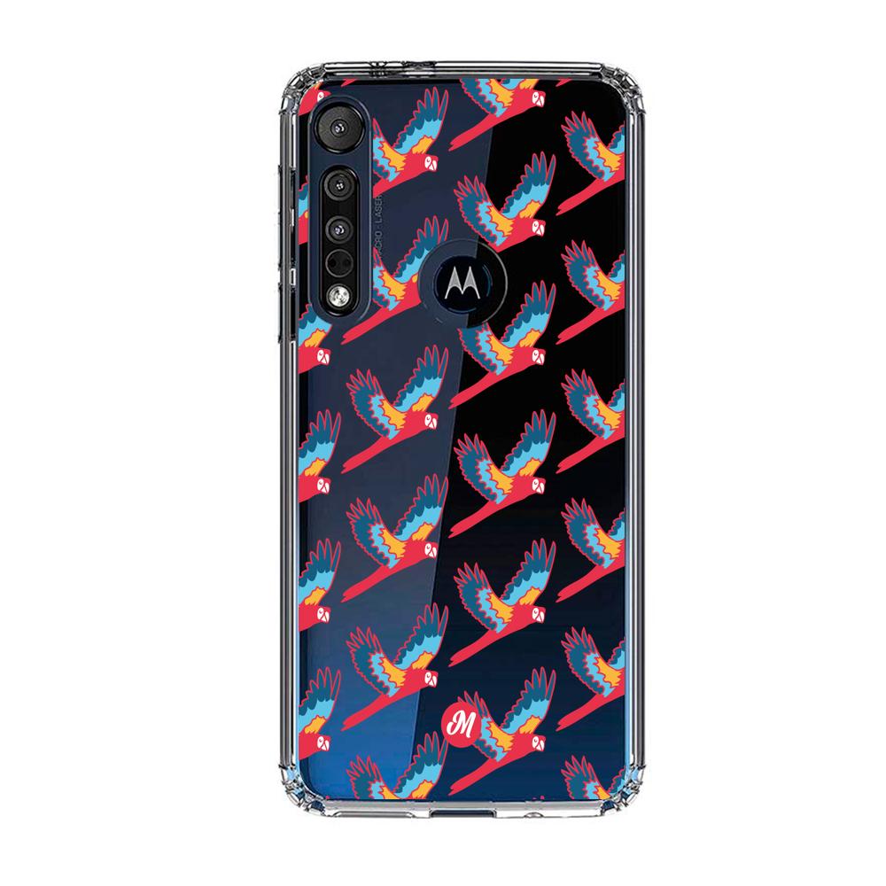 Cases para Motorola G8 plus Guacamayo escarlata - Mandala Cases