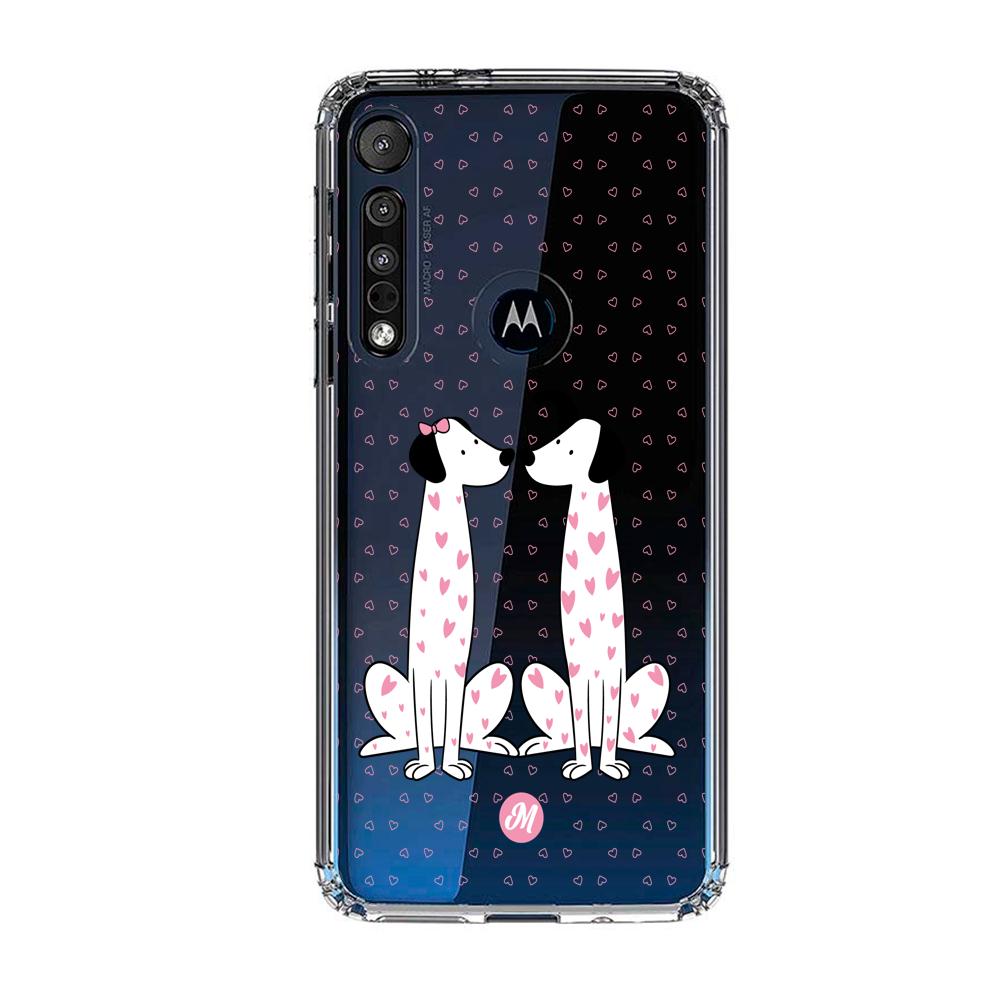 Cases para Motorola G8 plus Dalmata love - Mandala Cases