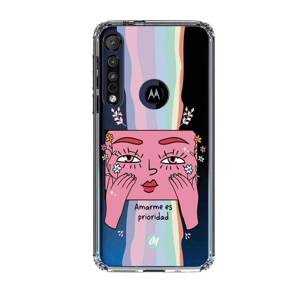 Cases para Motorola G8 plus Amarme es prioridad - Mandala Cases