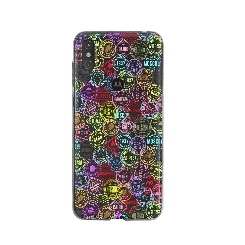 Case para Moto One Sellos viajeros - Mandala Cases