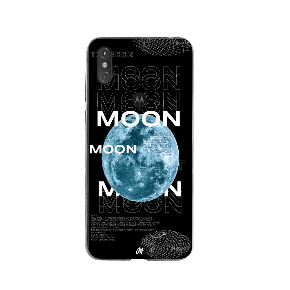Case para Moto One The moon - Mandala Cases