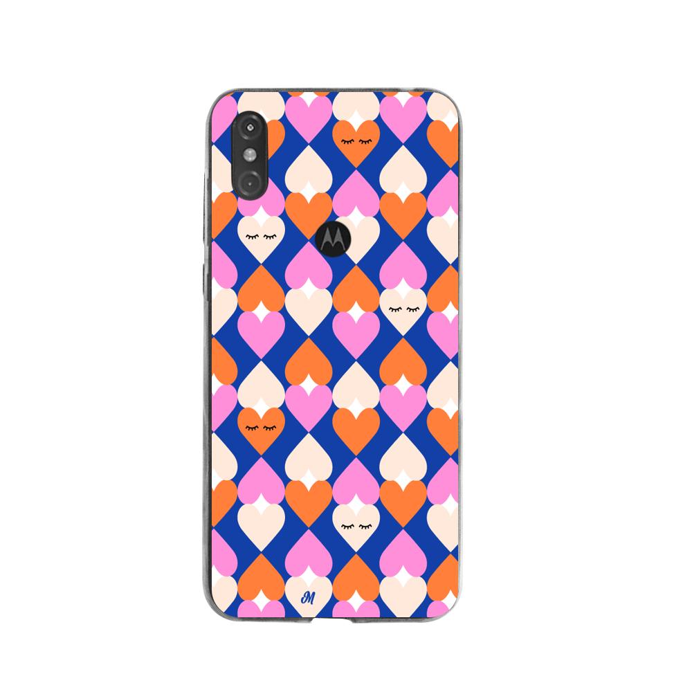 Case para Moto One poker hearts - Mandala Cases