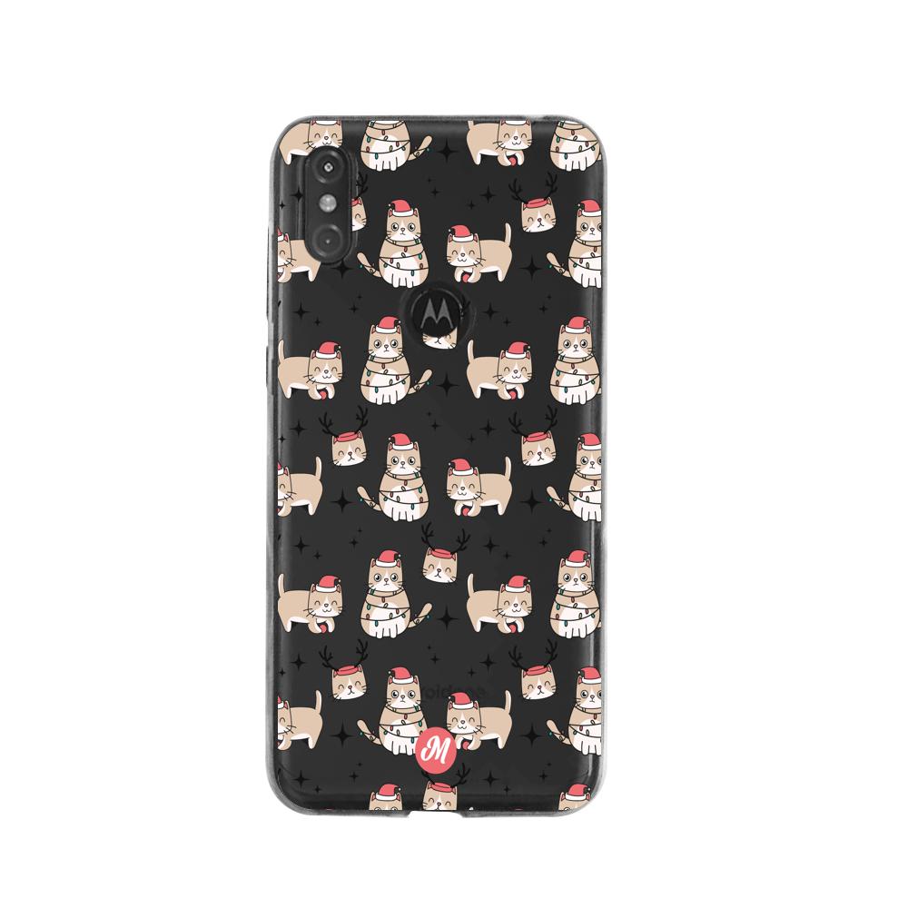 Cases para Moto One GATICOS NAVIDEÑOS - Mandala Cases