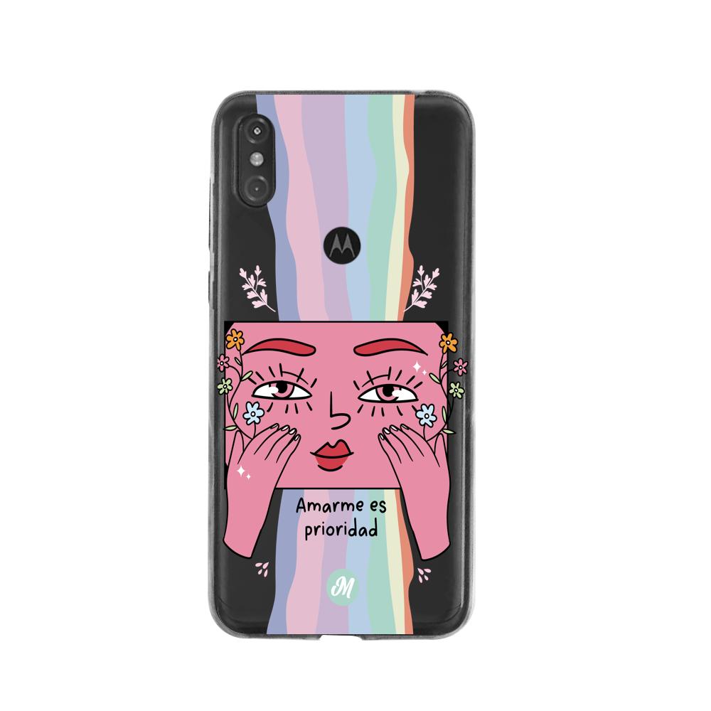 Cases para Moto One Amarme es prioridad - Mandala Cases