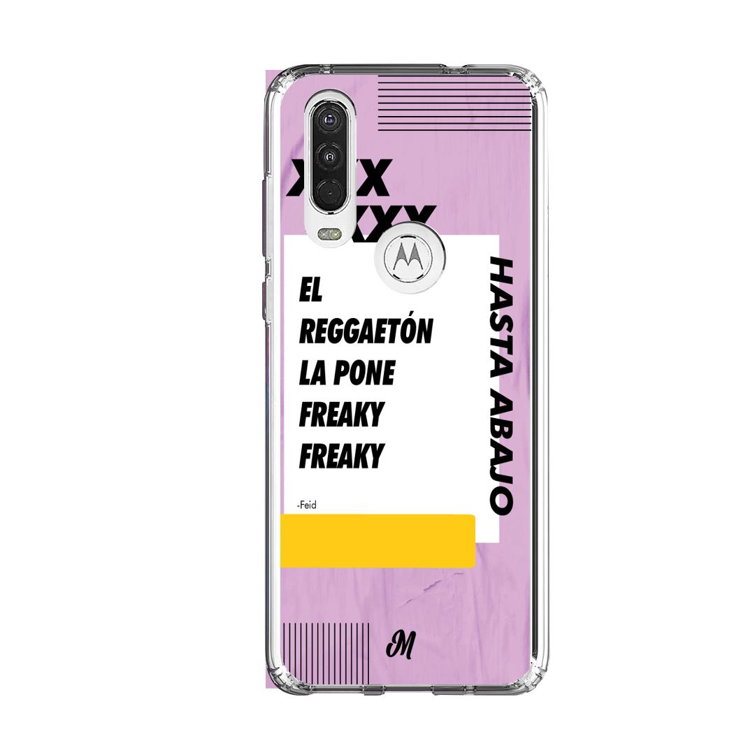 Case para Motorola One Action Freaky freaky morado - Mandala Cases