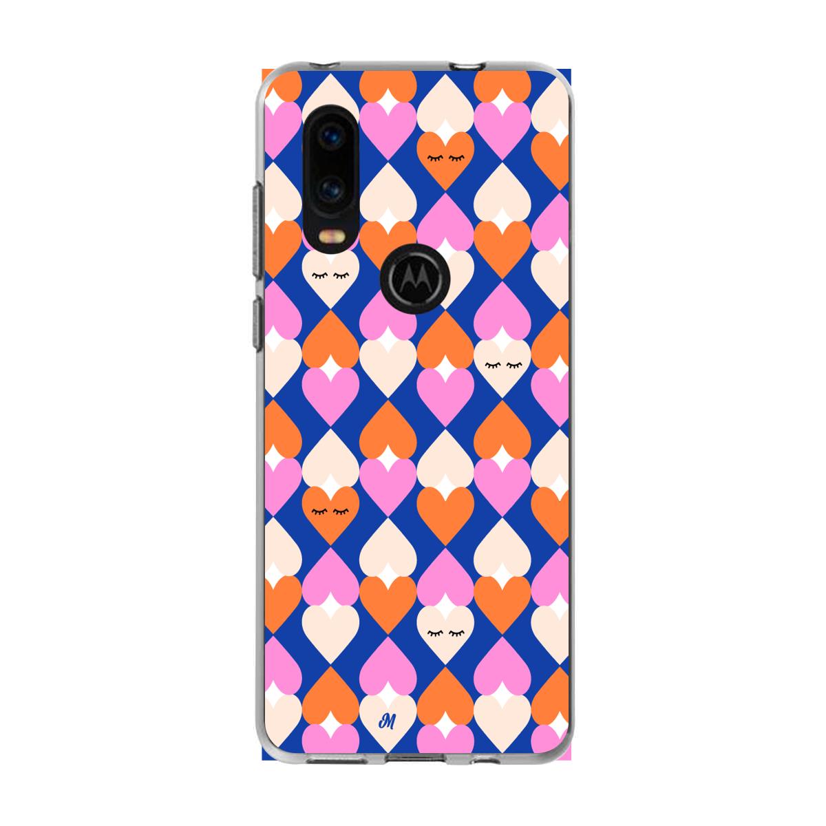 Case para Motorola P40 poker hearts - Mandala Cases