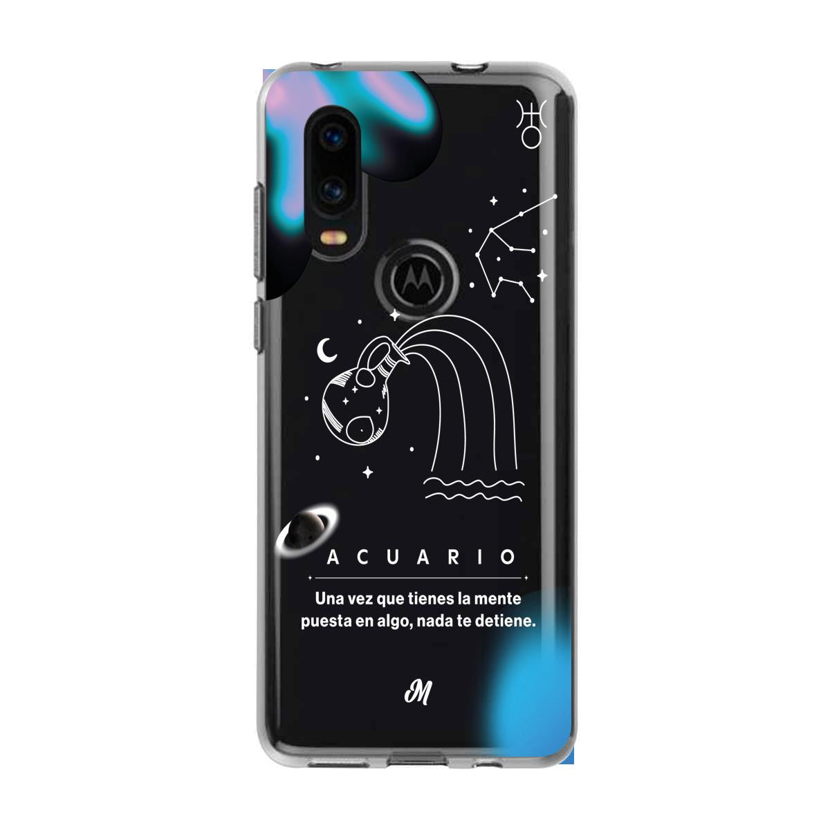 Cases para Motorola P40 ACUARIO 24 TRANSPARENTE - Mandala Cases