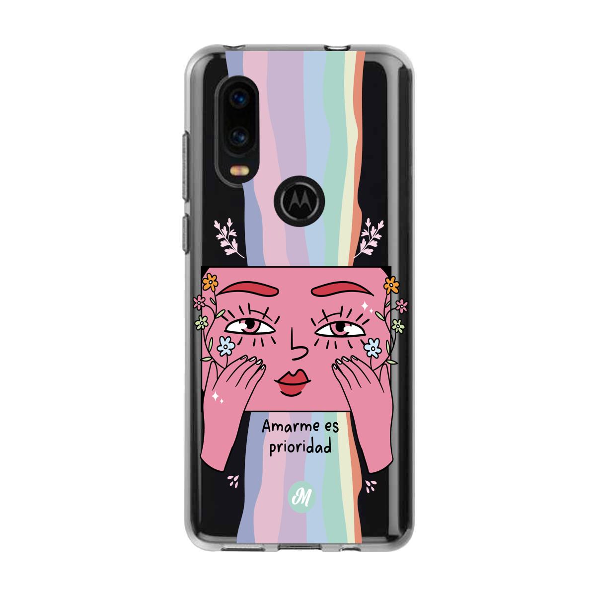 Cases para Motorola P40 Amarme es prioridad - Mandala Cases