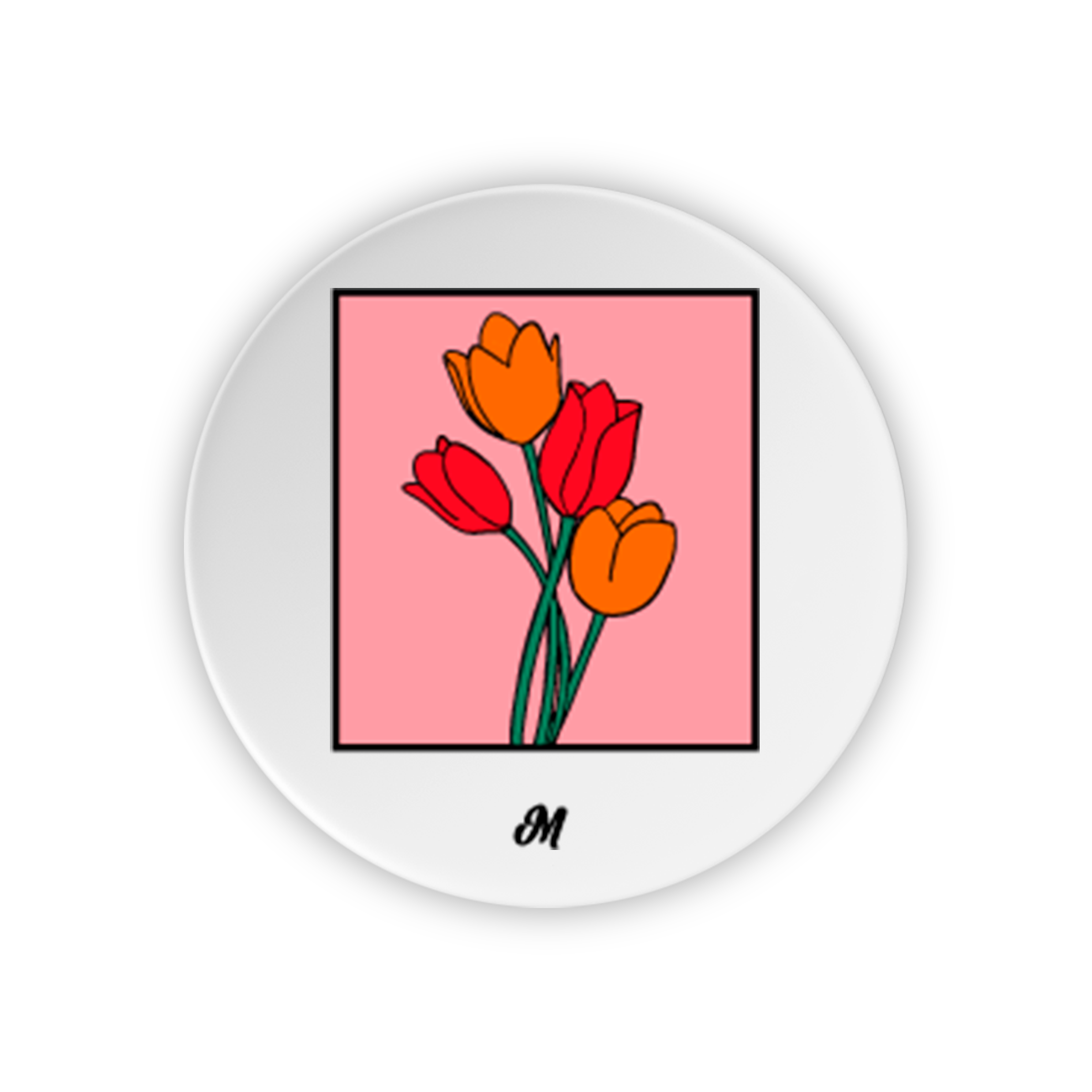 Tulipanes de amor Phone holder - Mandala Cases