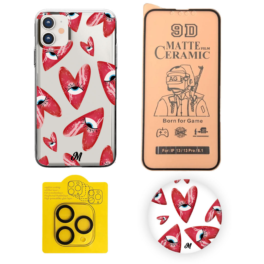 Combo iPhone Funda SAD HEART - Mandala Cases
