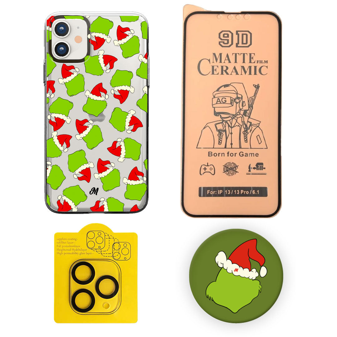 Combo iPhone Funda Feliz Navidad - Mandala Cases