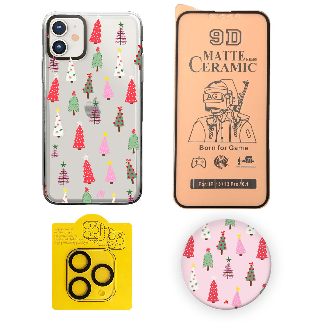 Combo iPhone Funda ARBOLES DE NAVIDAD - Mandala Cases