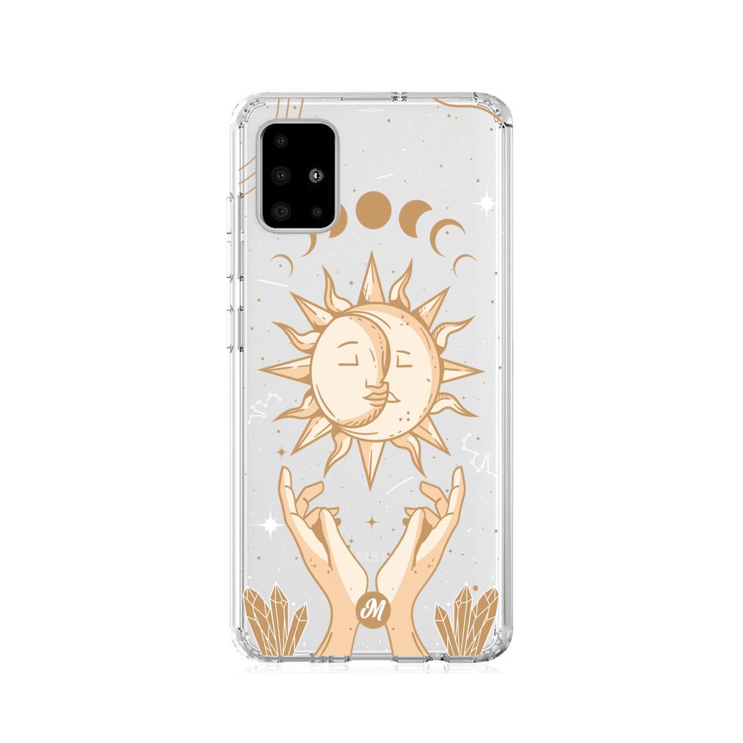 Cases para Samsung A21S Energía de Sol y luna  - Mandala Cases
