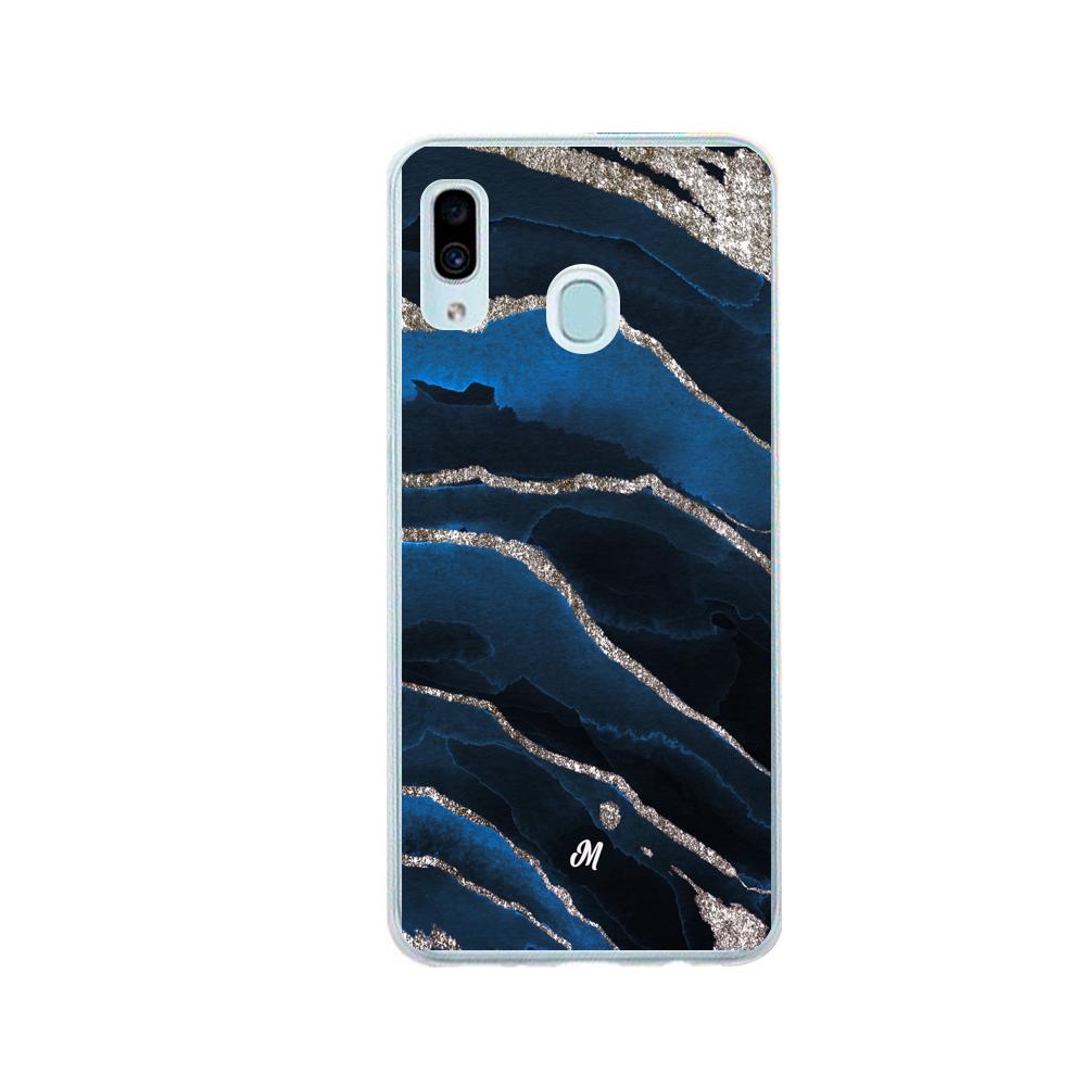 Cases para Samsung A20 / A30 Marble Blue - Mandala Cases