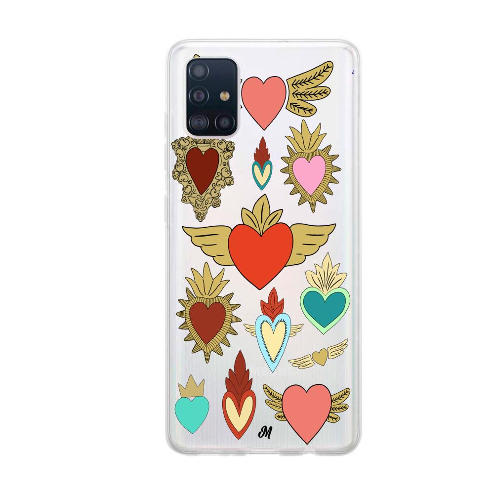Case para Samsung A51 corazon angel - Mandala Cases