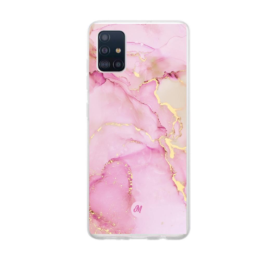Cases para Samsung A51 Pink marble - Mandala Cases