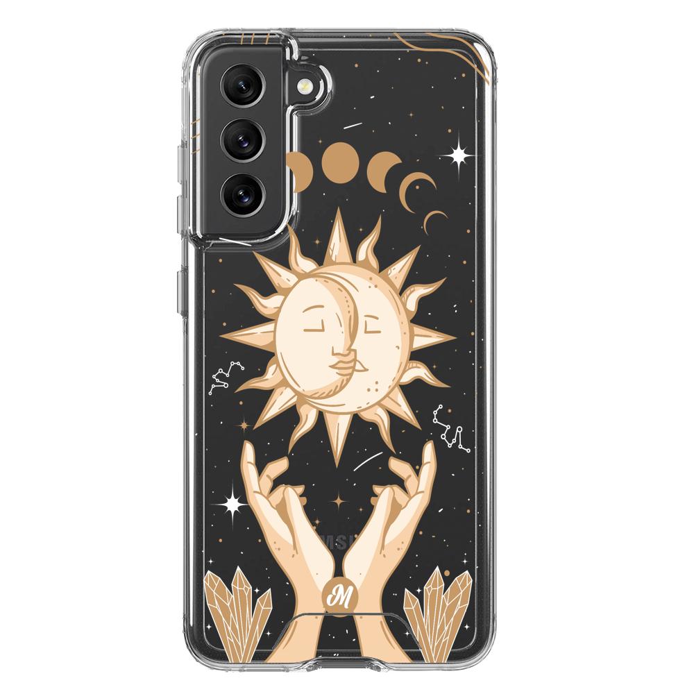 Cases para Samsung S21 FE Energía de Sol y luna  - Mandala Cases