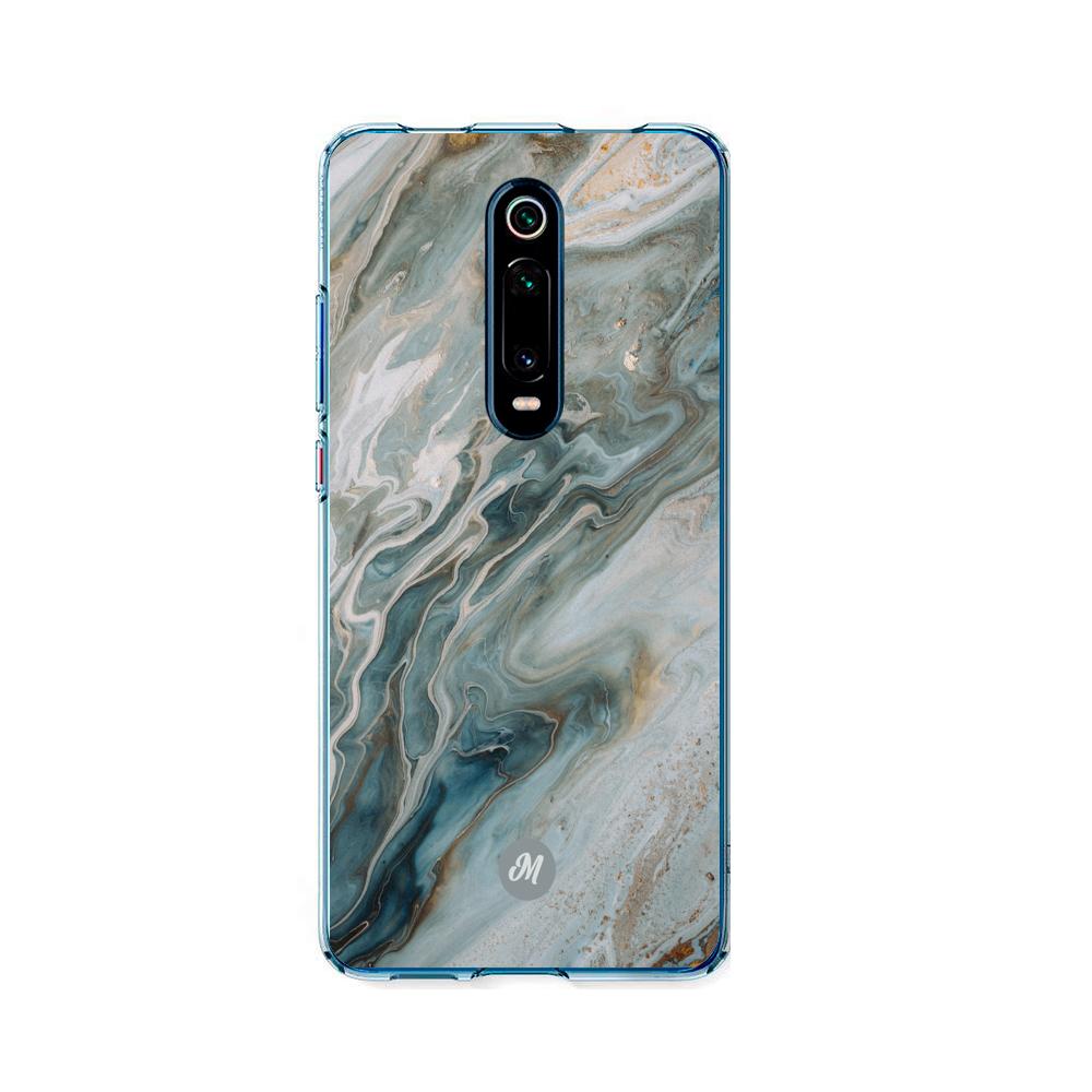 Cases para Xiaomi Mi 9T / 9TPro liquid marble gray - Mandala Cases
