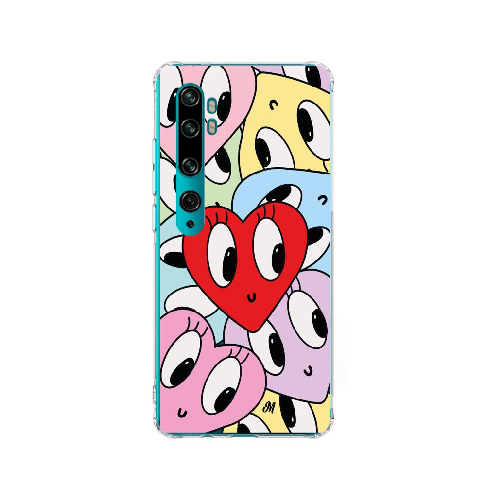 Case para Xiaomi Mi 10 / 10pro Corazones felices - Mandala Cases