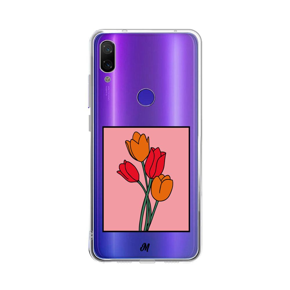 Case para Xiaomi Redmi note 7 Tulipanes de amor - Mandala Cases