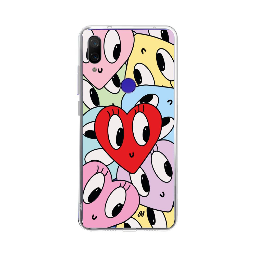 Case para Xiaomi Redmi note 7 Corazones felices - Mandala Cases