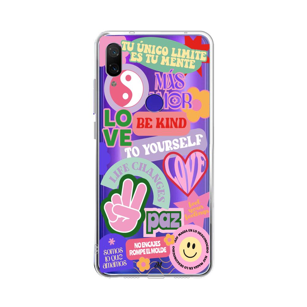 Case para Xiaomi Redmi note 7 Stickers en collage - Mandala Cases