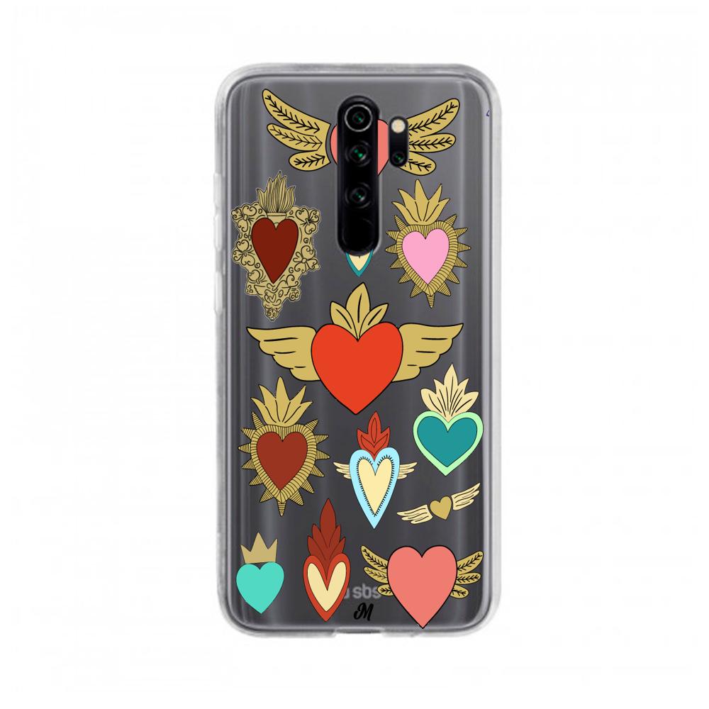 Case para Xiaomi note 8 pro corazon angel - Mandala Cases
