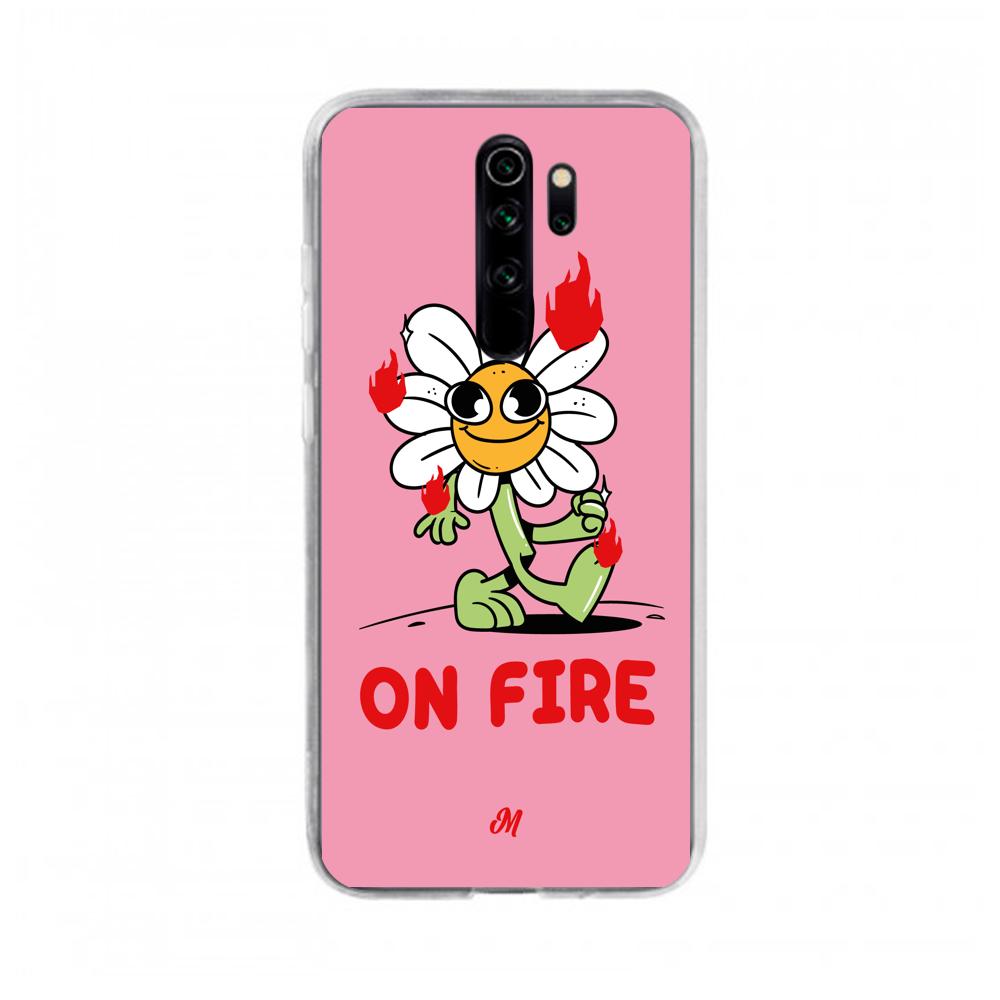 Cases para Xiaomi note 8 pro ON FIRE - Mandala Cases