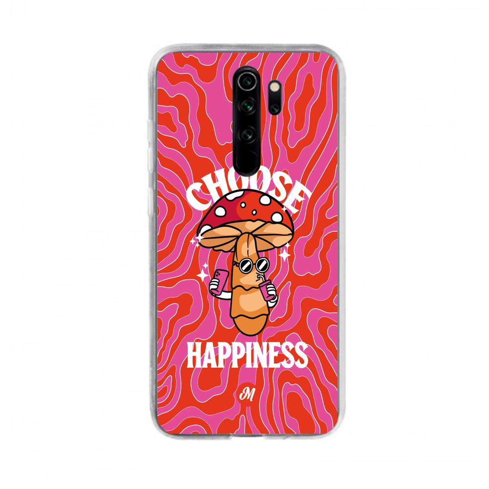Cases para Xiaomi note 8 pro Choose happiness - Mandala Cases