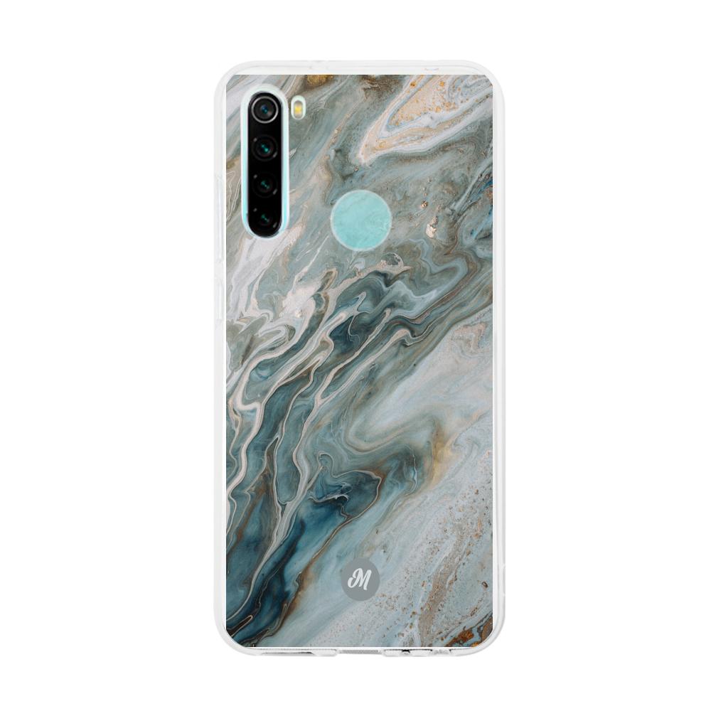 Cases para Xiaomi redmi note 8 liquid marble gray - Mandala Cases