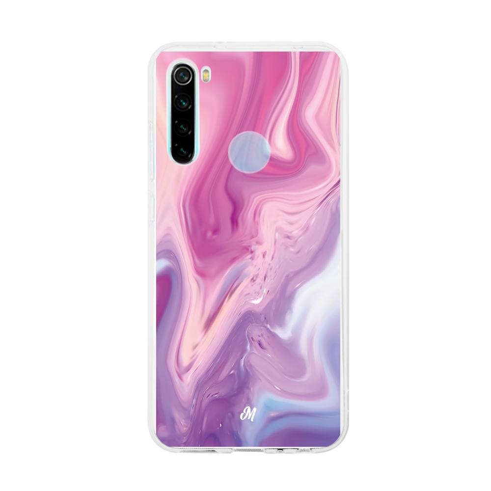 Cases para Xiaomi redmi note 8 Marmol liquido pink - Mandala Cases