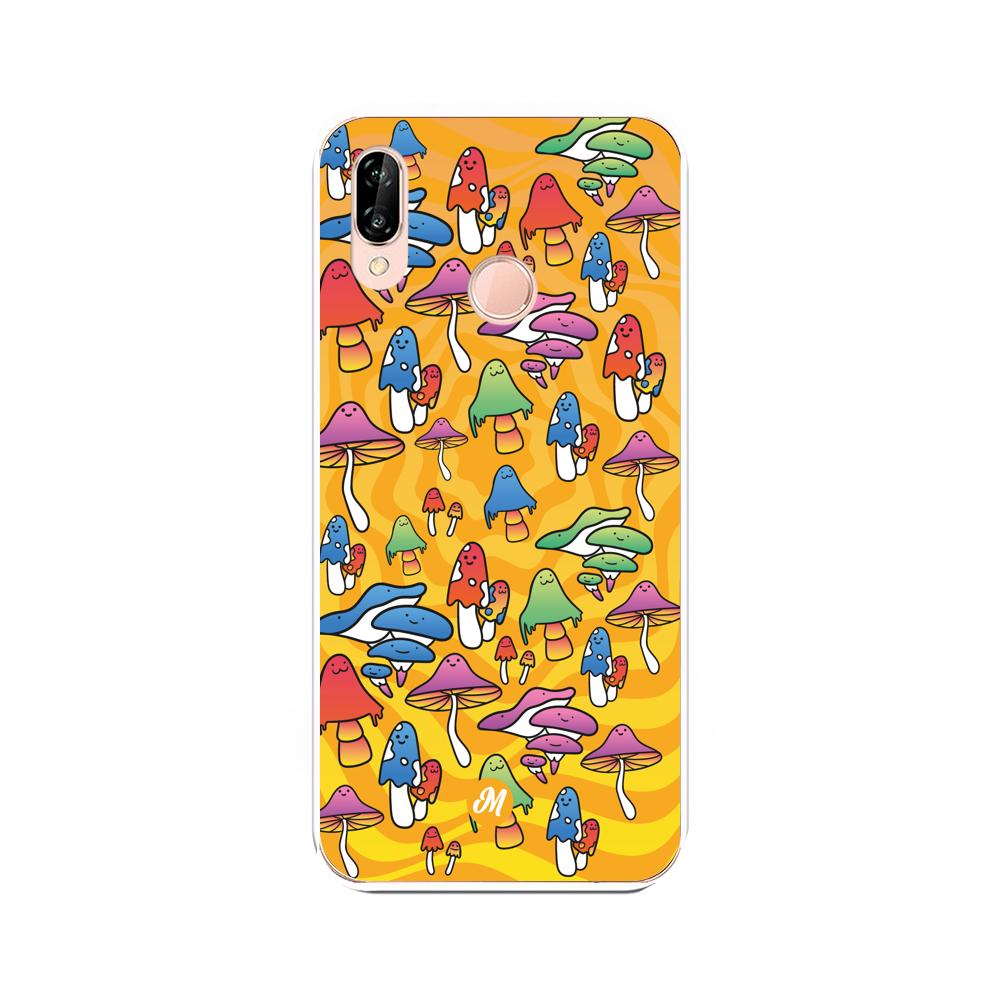 Cases para Huawei P20 Lite Color mushroom - Mandala Cases