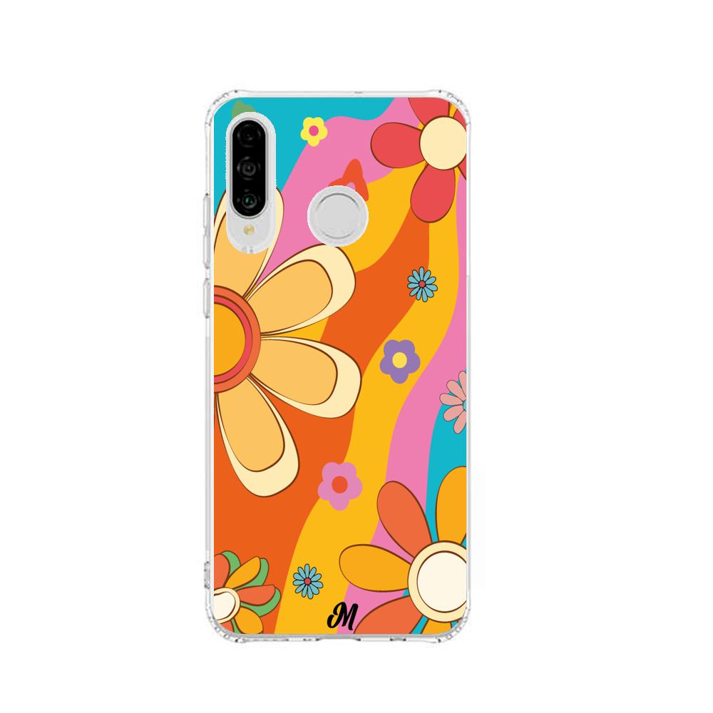 Case para Huawei P30 lite Hippie Flowers - Mandala Cases