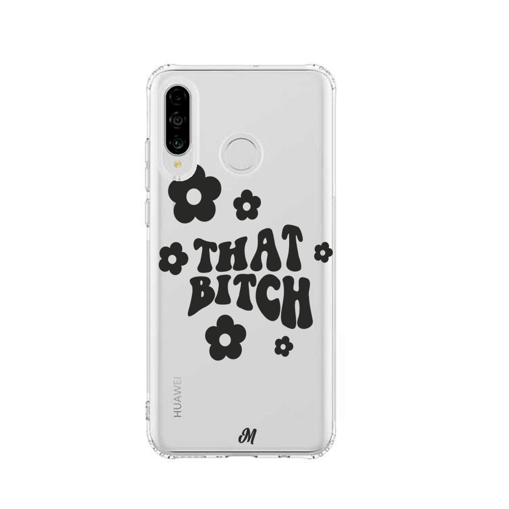 Case para Huawei P30 lite that bitch negro - Mandala Cases