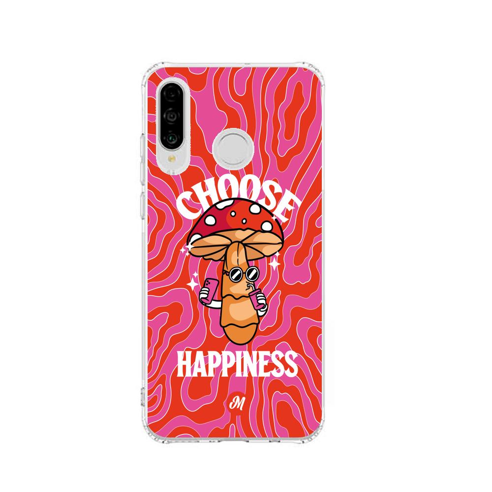 Cases para Huawei P30 lite Choose happiness - Mandala Cases