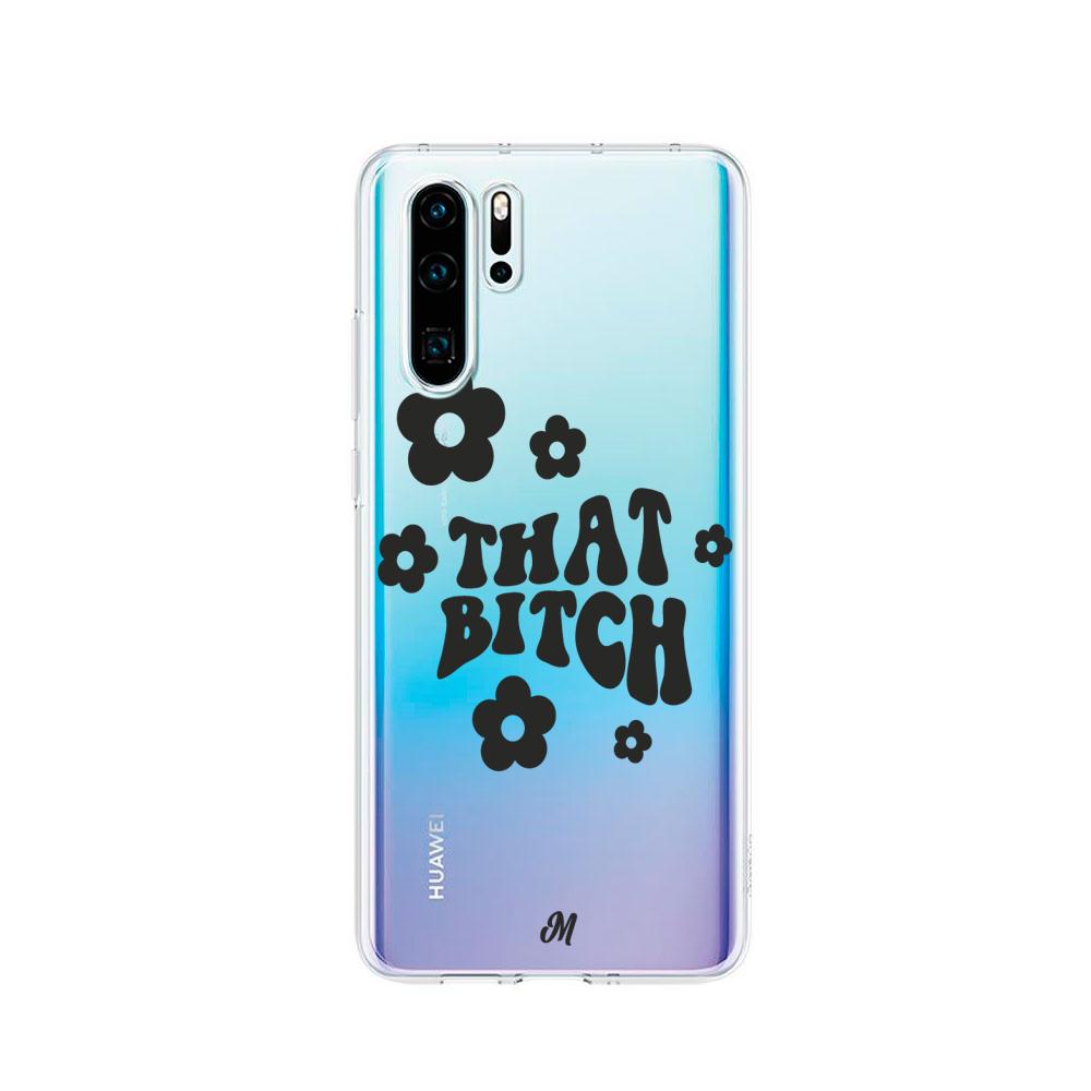 Case para Huawei P30 pro that bitch negro - Mandala Cases