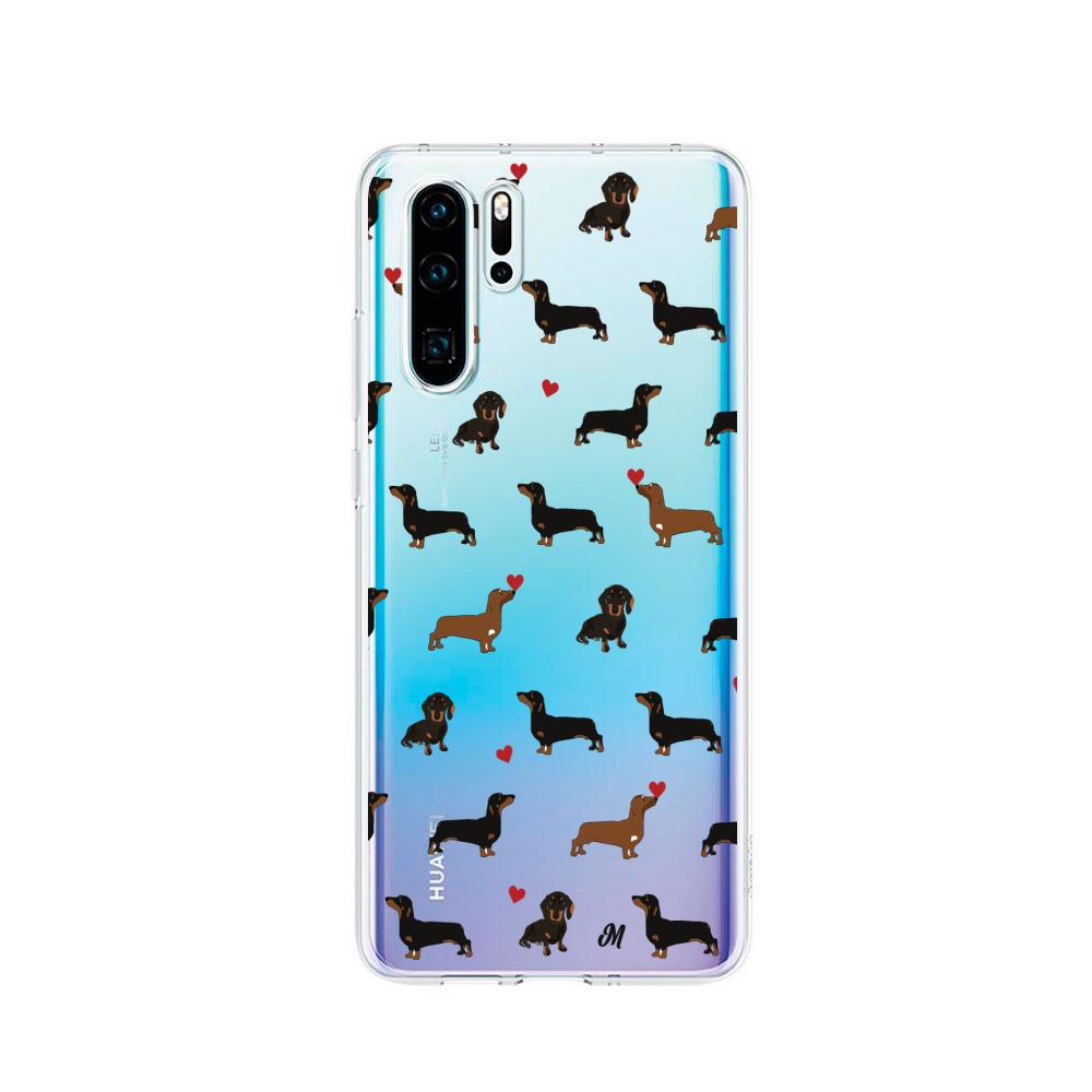 Case para Huawei P30 pro Perritos salchicha - Mandala Cases