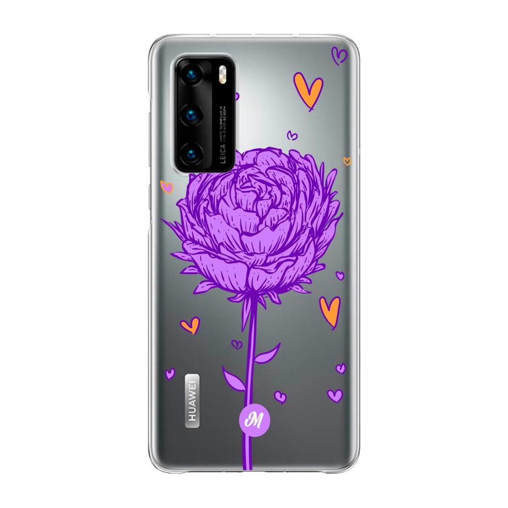 Cases para Huawei P40 Rosa morada - Mandala Cases