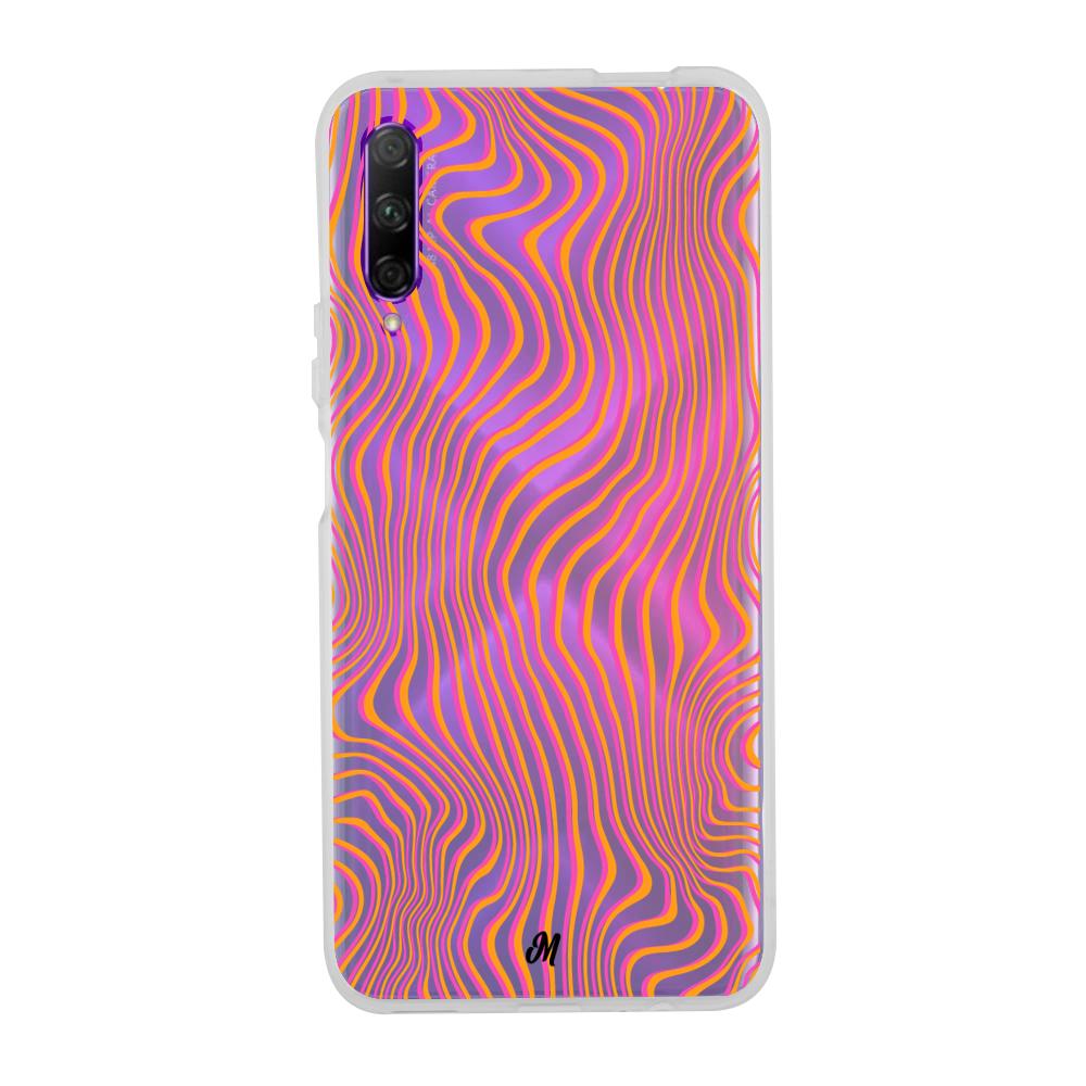 Case para Huawei Y9 S patron movimiento Naranja - Mandala Cases