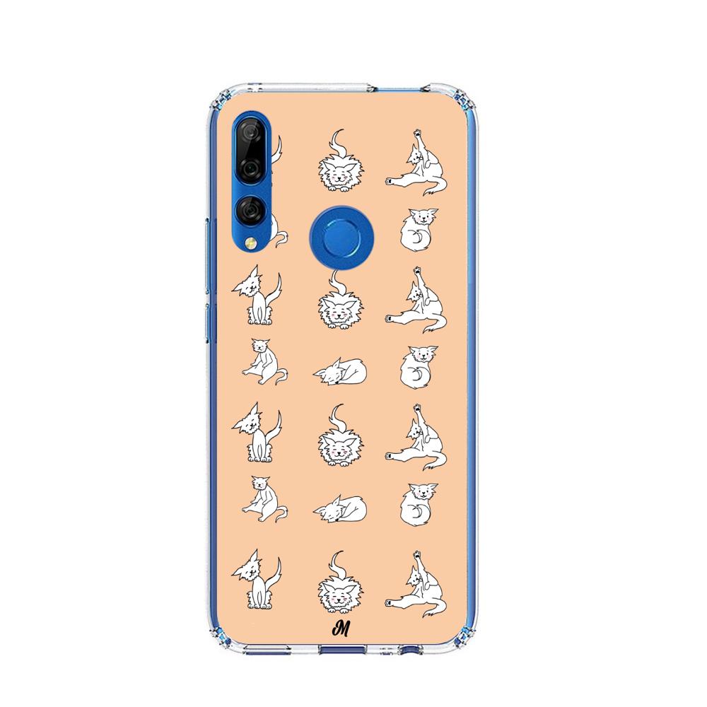 Case para Huawei Y9 prime 2019 Yoga gatuna - Mandala Cases