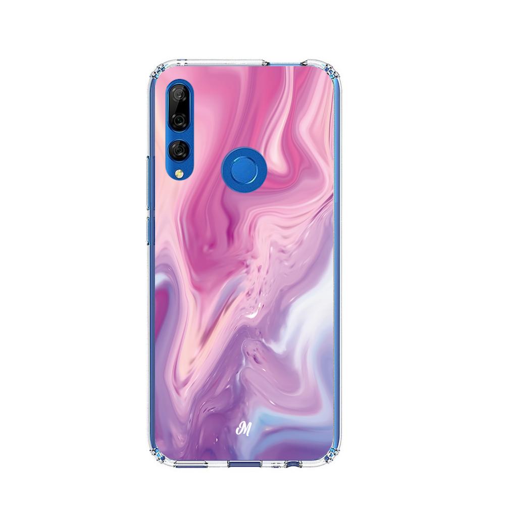 Cases para Huawei Y9 prime 2019 Marmol liquido pink - Mandala Cases