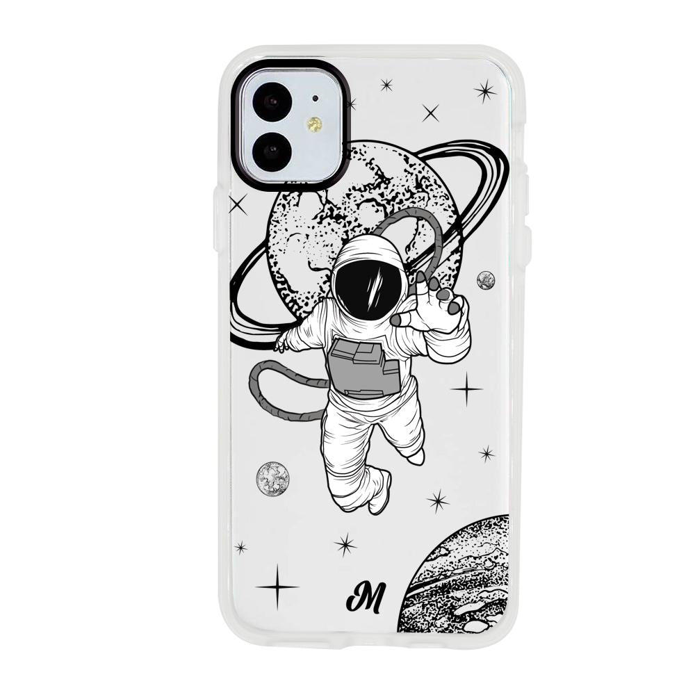 Case para iphone 11 Funda Saturno Astronauta - Mandala Cases
