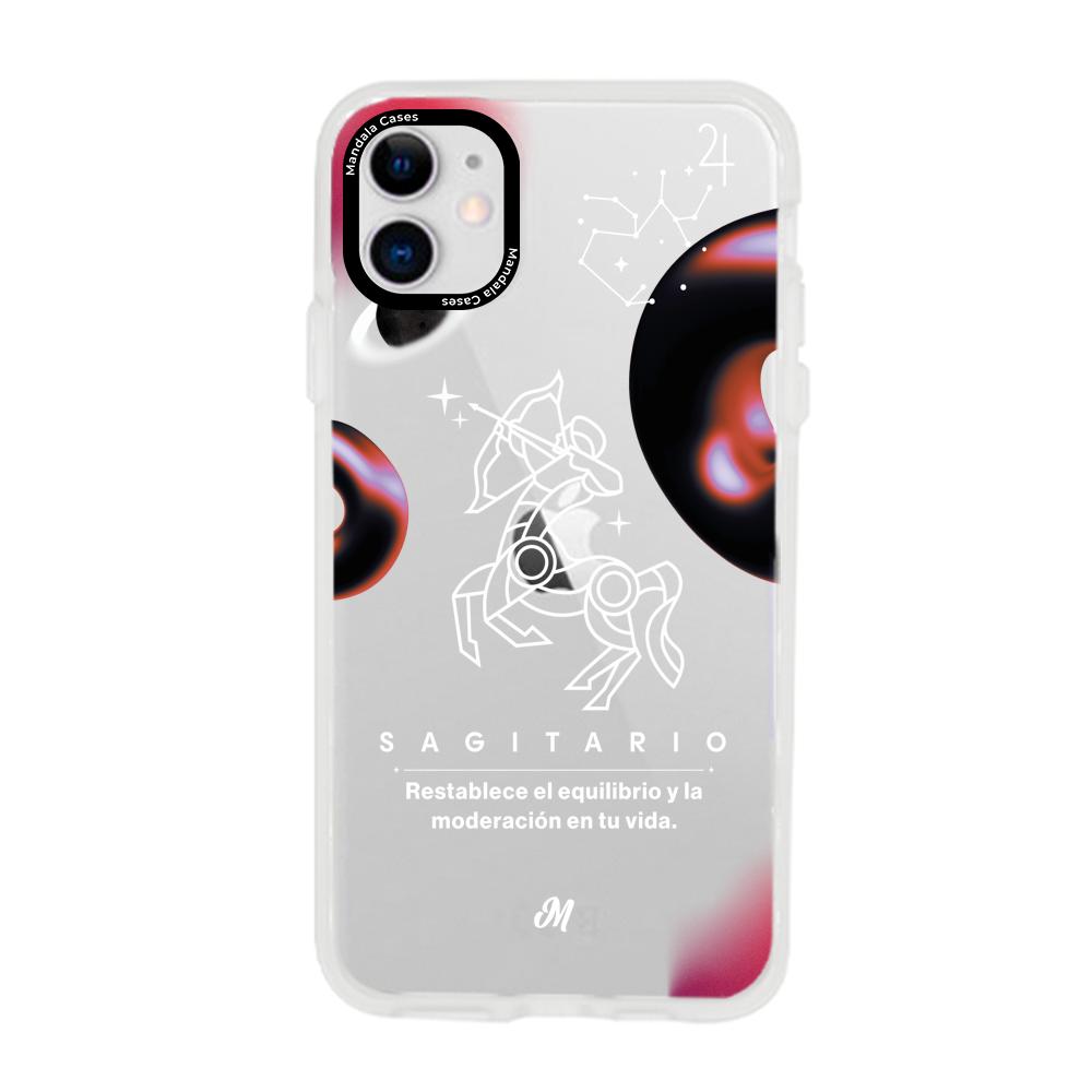 Cases para iphone 11 SAGITARIO 24 TRANSPARENTE - Mandala Cases