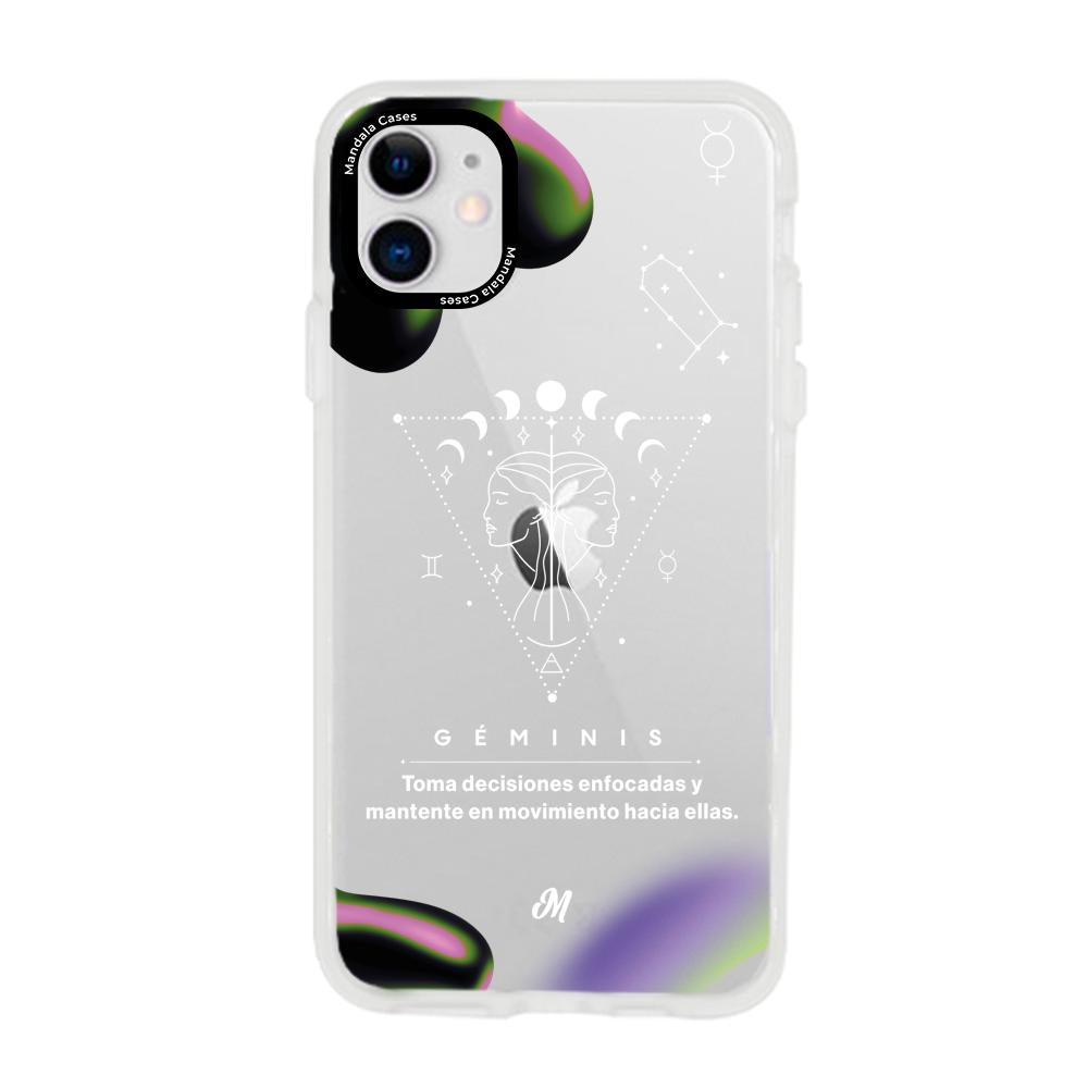Cases para iphone 11 GÉMINIS 24 TRANSPARENTE - Mandala Cases
